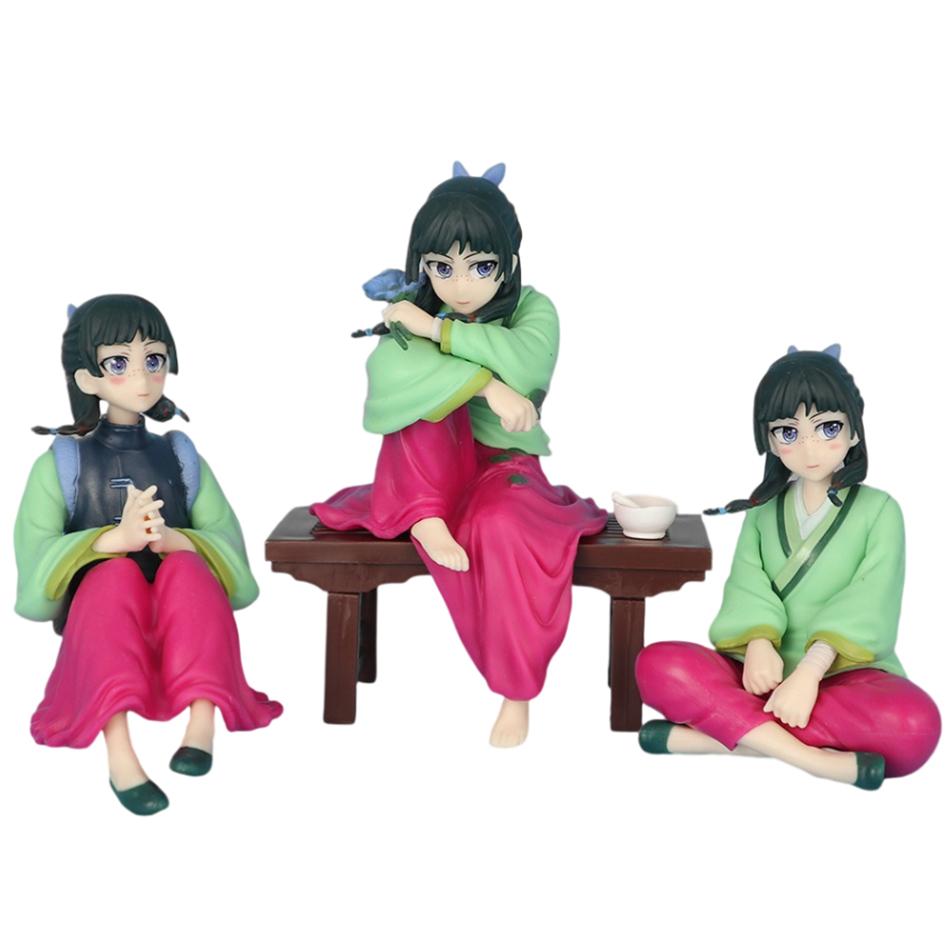 Anime The Apothecary Diaries Anime Figures PVC Model MaoMao Cute Girl & Table Anime Desktop Car Ornament Peripheral Gifts