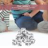 20pcs Dice Set Puzzle Fun 6 Sided Number Acrylic Dice for Gaming Preschool Education