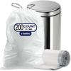 4-Gallon Thickened Drawstring Trash Bags, Portable for Home Kitchen/Dorm, Strong Household Garbage Bags RQSL-WM-0063-51