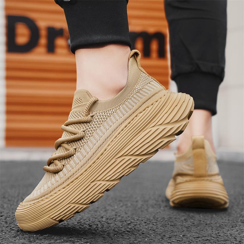 Pánské Boty na platformě Luxusní Ležérní Sportovní Tenisky Pro muže Trend 2024 Pohodlná Outdoorová Móda Treková obuv Obuv