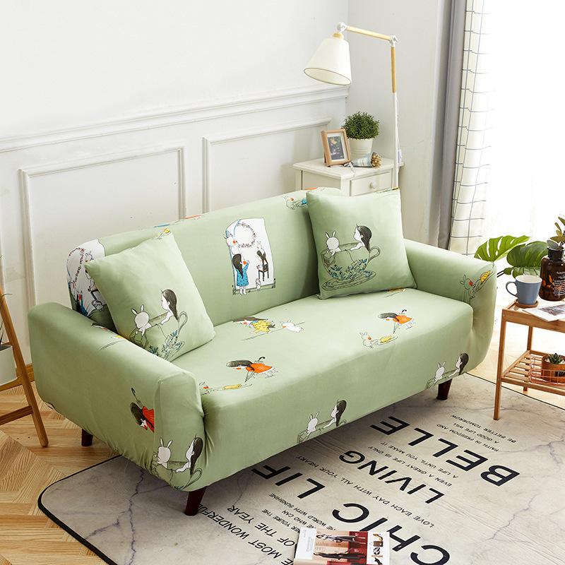 Multifunctional Knitted Stretch Sofa Cover All-Inclusive Soft Durable Washable for Living Room Furniture Protector