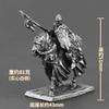 Undead Knight Metal Figurine Skeleton Warrior Miniature Wargaming Car Dashboard Ornament Desk Decor Collection Present Him