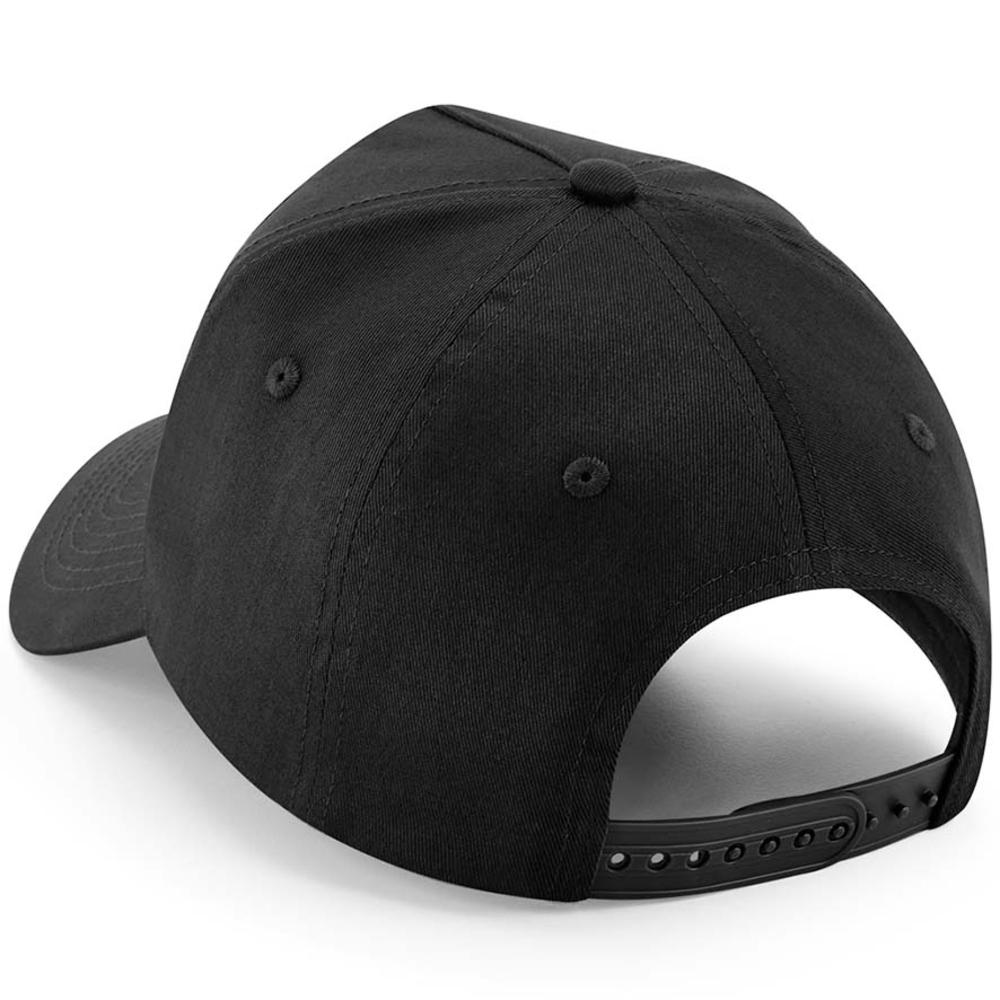 Beechfield 5 Panel Removable Patch Baseball Cap