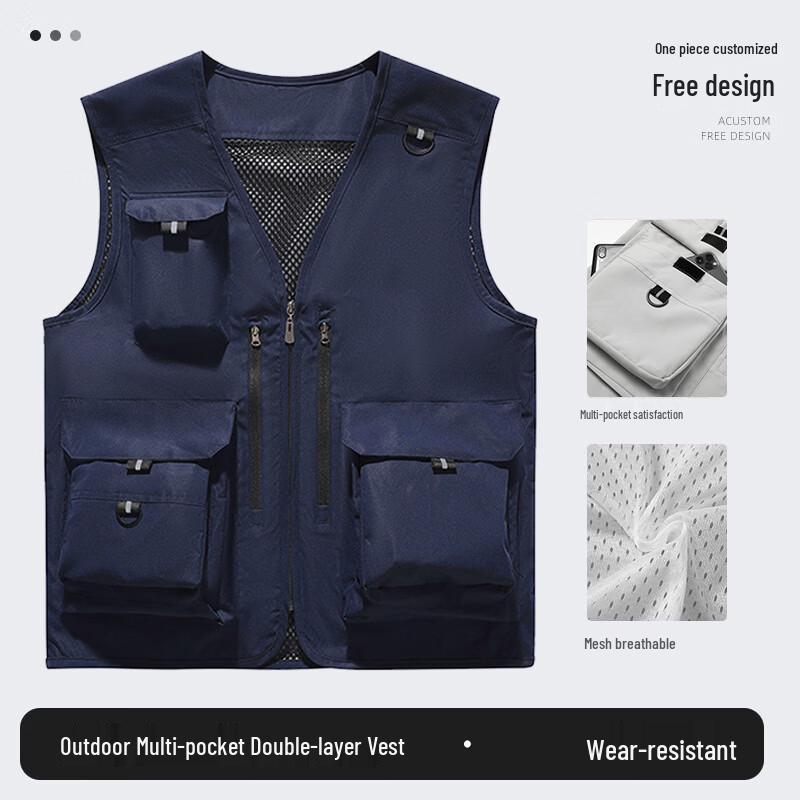 Professional Multi-Pocket Work & Photographer Vest