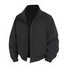 Versatile Coat Minimalist Jacket Men's Loose Spring and Autumn Solid Color Stand-up Collar Casual Men's Jacket Men Breathable Work Casual Jacket