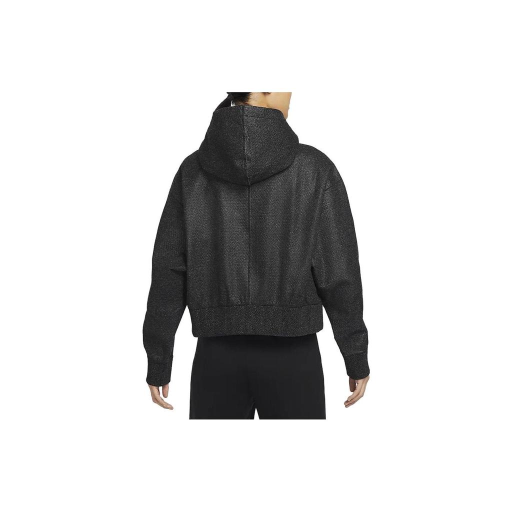 Nike Forward Series Solid Color Loose Fit Casual Hoodie Women Hoodies Black FN0297-060