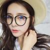 1PC Optical Glasses Frame Women Men Round Oversized Eyeglasses Frames Metal Spectacles Clear Lenses Glasses Cat Eyes Retro New
