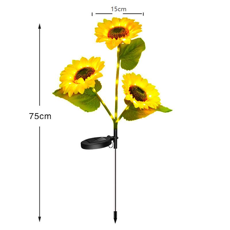 Solar Sunflower Garden Decorative String Lights