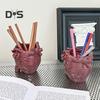 Kleiner Stifthalter in Form eines menschlichen Herzorgans, realistisches 3D-Herzanatomiemodell, Schreibtisch-Aufbewahrungs-Organizer für Make-up-Pinsel und Stifte