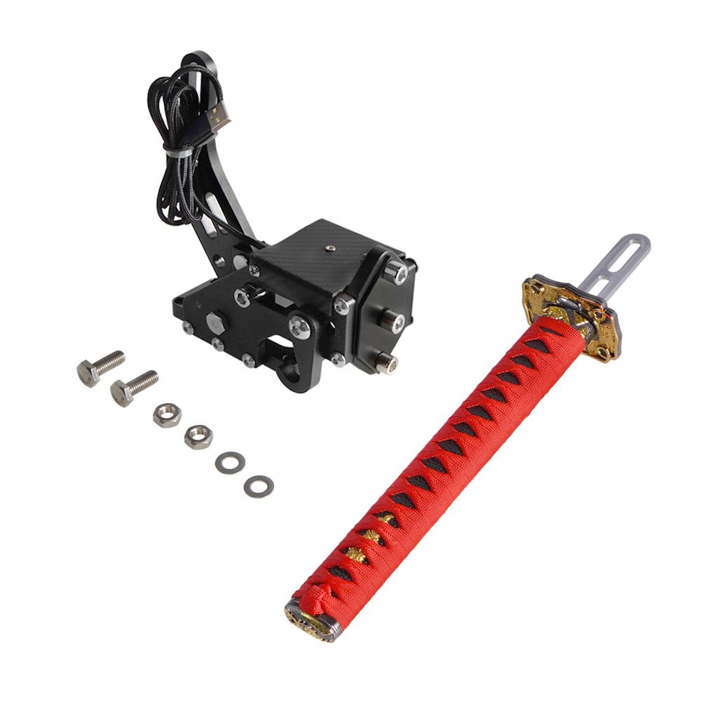 Katana Handbrake 15/26Cm Square Plate Samurai Sword PC SIM Simulated Racing Game For G25/27/29 T300 T500 Without Clamp