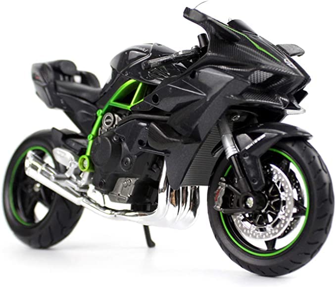 

Мини-байк Maisto Kawasaki Ninja H2R, мотоцикл Maisto Kawasaki Ninja H2R 1/12 112 чёрный