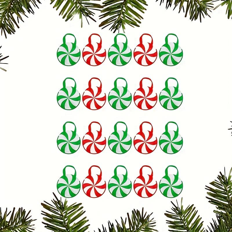 

20Pcs Christmas Gift Bags Candy Theme Reusable Gift Wrap Christmas Bags Christmas Non woven Bags Xmas Candy Holiday Gifts Bags 20pcs