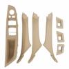 Beige For 10-16 BMW 5 Series F10 Inner Door F11 Handle Panel Pull Trim Cover