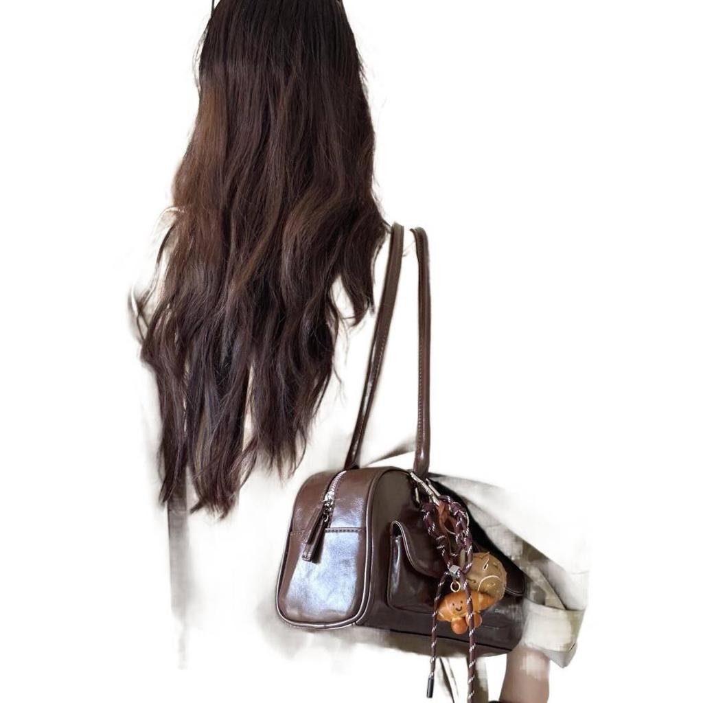 Autumn/Winter Large Capacity Bowling Bag by Xu Yunjin - Dizziness Sister Shoulder Handbag