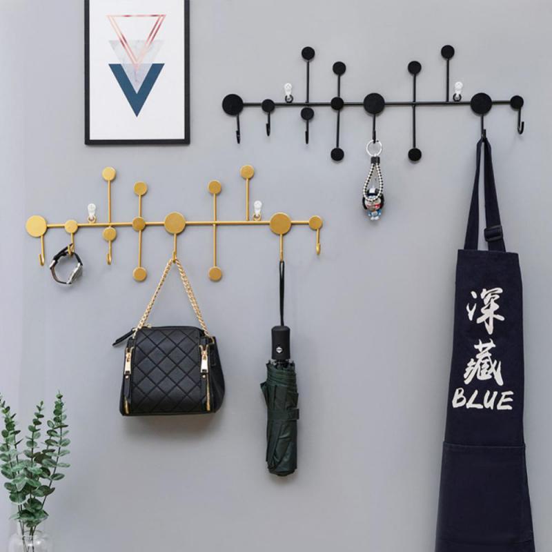 Creative iron hook key xuan closed into the door of the door frame wall hanging hanger clothing shop wall decoration