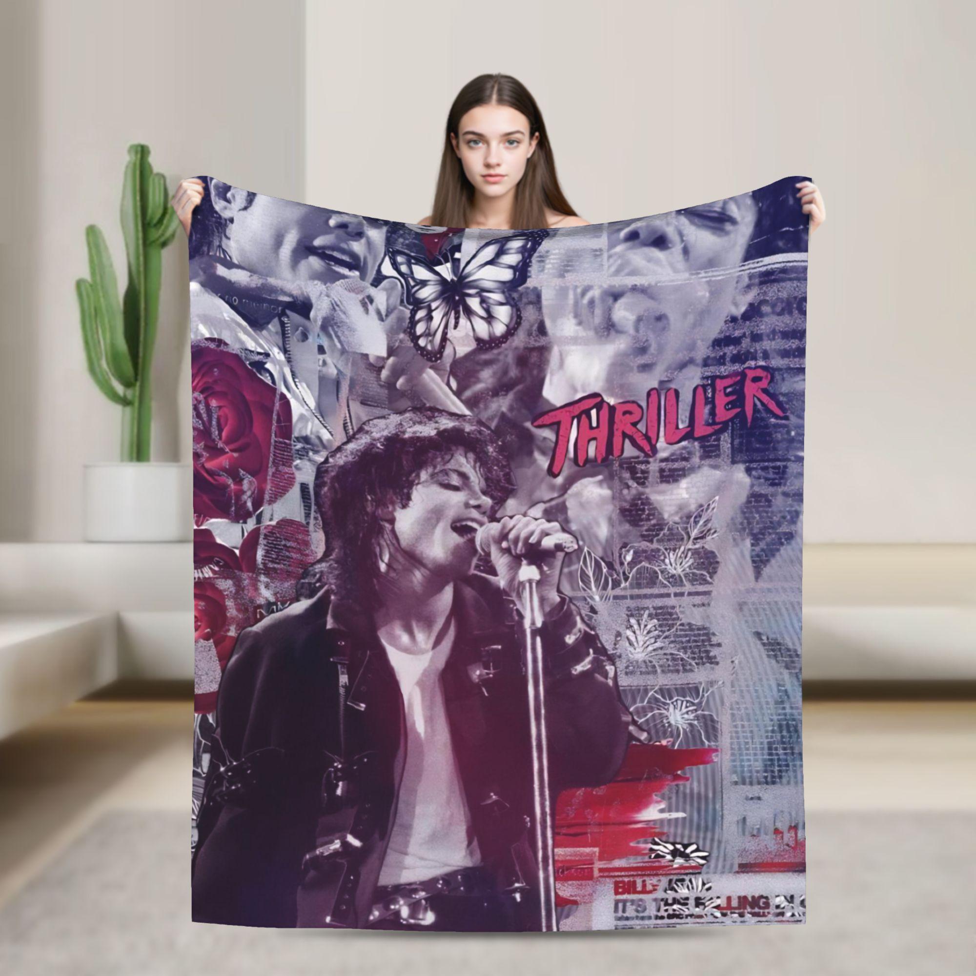

MJ Король Поп-музыки Майкл Дж-Джексон Плед Качественный Теплый Мягкий Плед для Дивана Осень Путешествия Диван Кресло Смешной Покрывало 30x40in