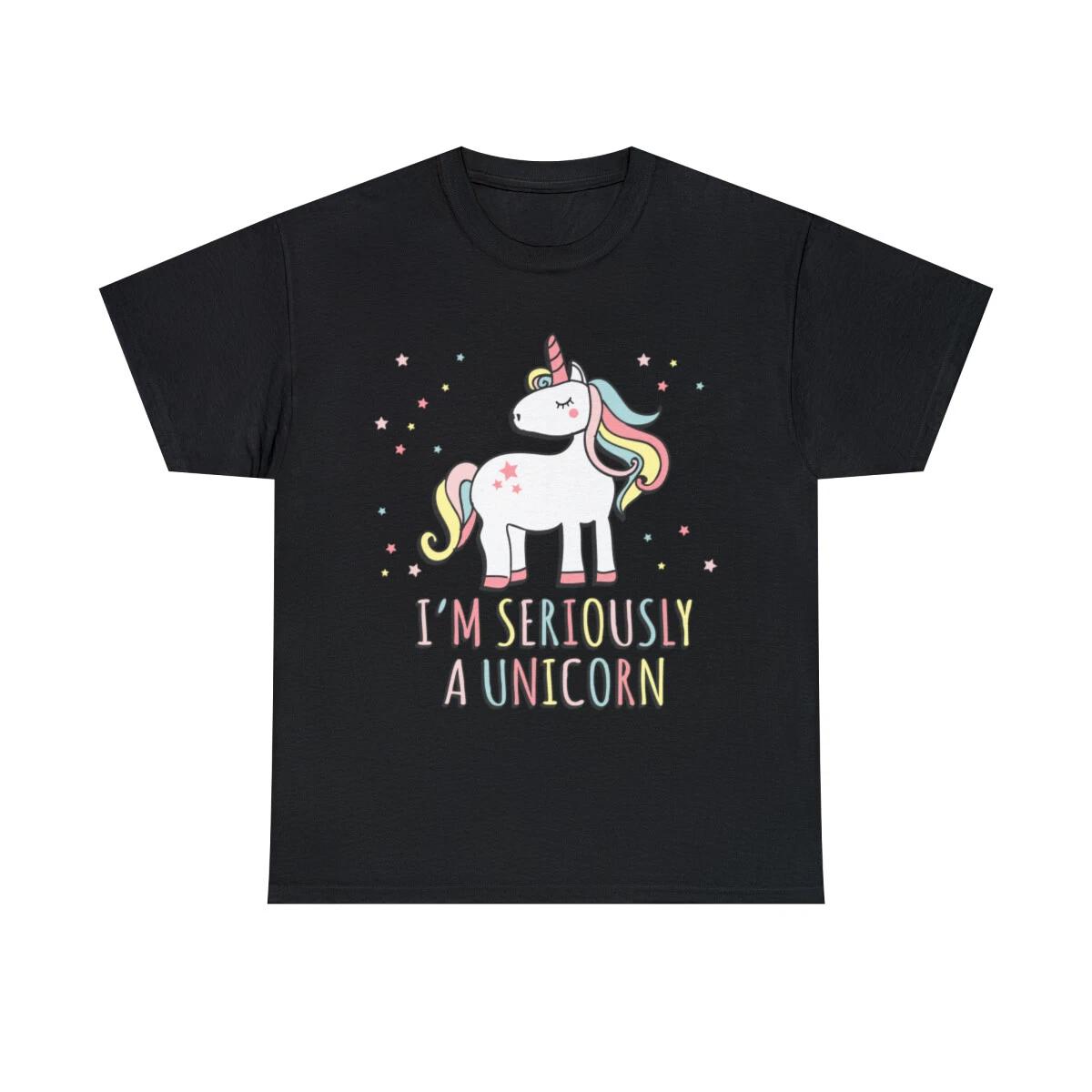 

Я Серьезно Единорог Графическая Футболка, S-5XL 3XL