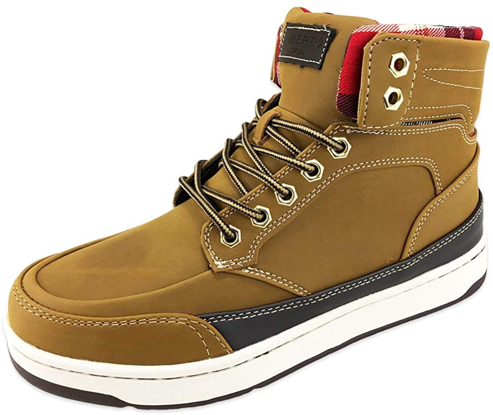 Liberto Edwin Waterproof Rain Snow Cold Weather Sneakers Men's Boots, Boots, Non-Slip, (Product Code 60246-ye-255)