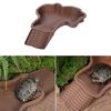 Amphibious Reptile Basin With Step Access Removable Components For Safe Turtle Soaking And Resting