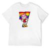 Anthropomorphic Pink Hedgehog Girl LGBT Pride Flag Gay T-Shirt Plus Size Tops Tees T Shirt for Men