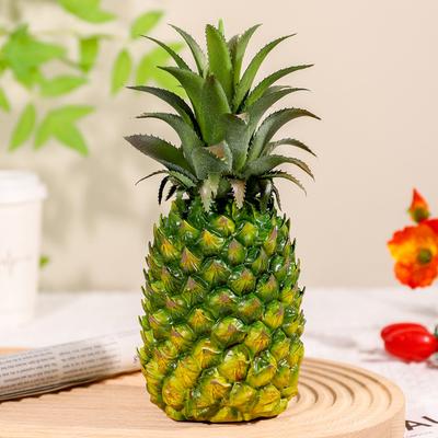 Künstliche Ananas für Party-Dessert Obstladen-Dekoration PVC-Frucht-Requisiten Festliche Party-Dekoration Ornamente