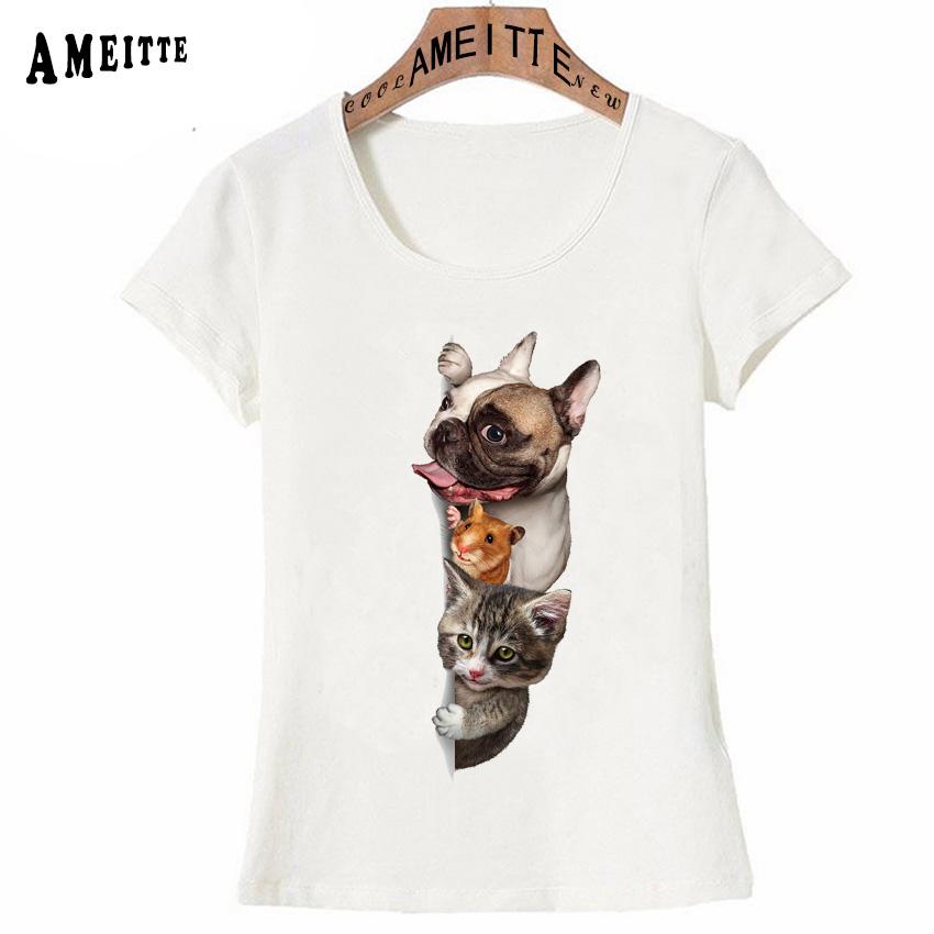 Welsh Corgi Officer Print T Shirt Summer Cute Women T Shirt Pit Bull Terrier Panda