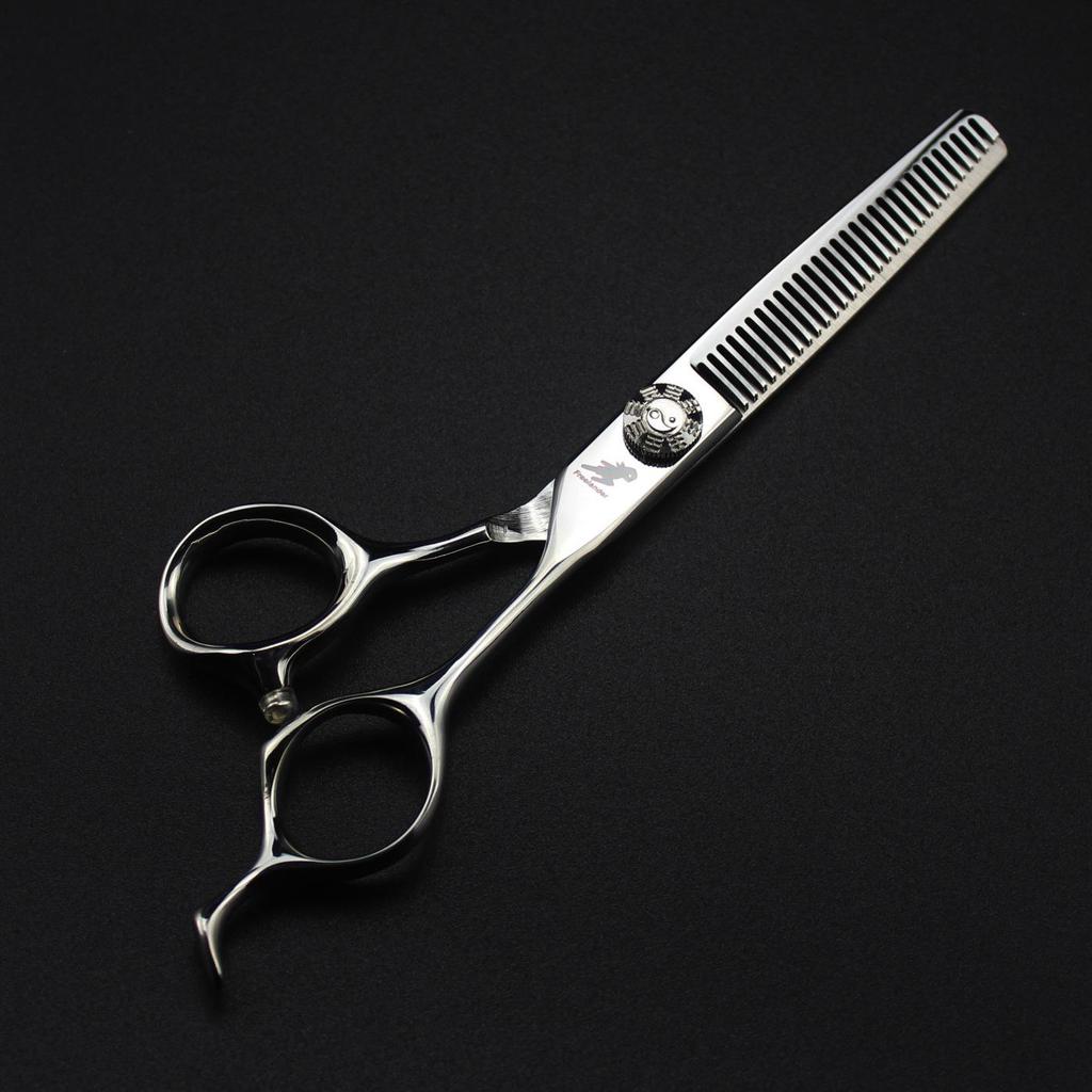6.0" Tai Chi Hairdressing Scissors Set: Straight & Thinning Shears