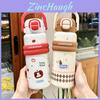 Kids Cartoon Stainless Steel Insulated Cup With Handle For Children And Students