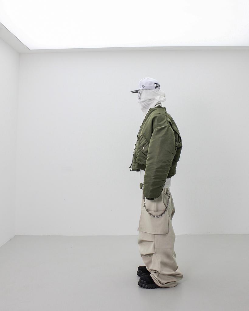 Roaringrad Flight Shirred Ma-1 Khaki