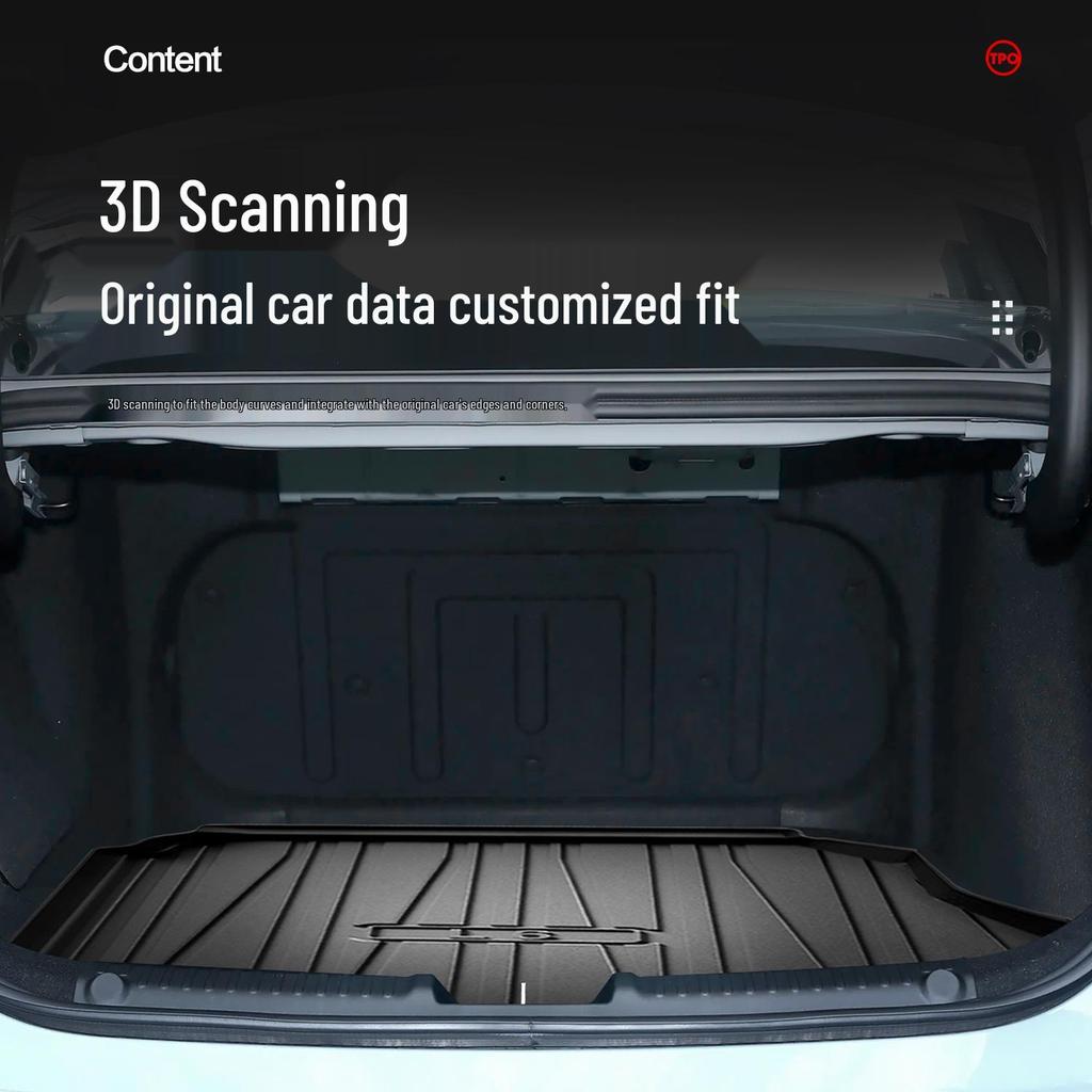 Geely Galaxy L6 Trunk Mat: Special Car Interior Decoration & TPE Tail Box Accessory.