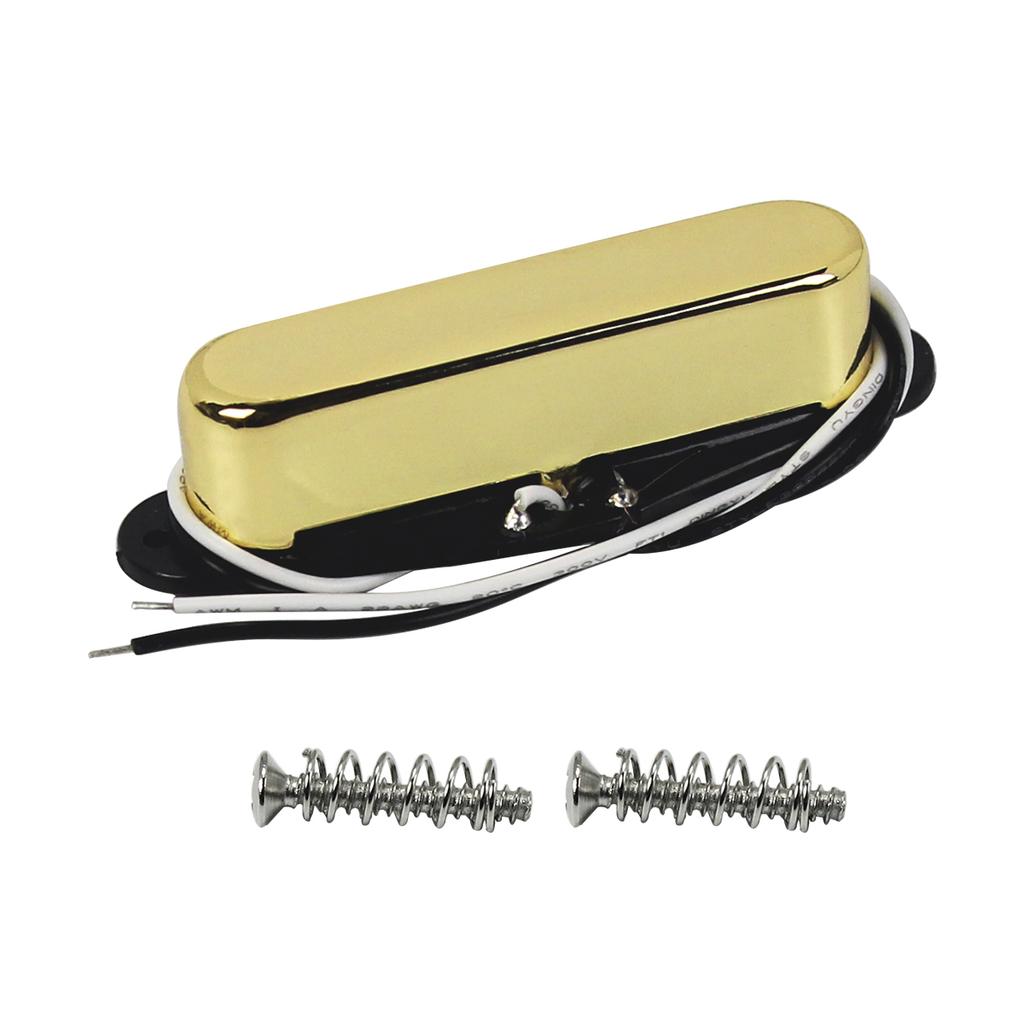 FLEOR 1pc Alnico 5 Single Coil Pickup Neck Guitar Pickup Fit TL Electric Guitar,Chrome/Gold/Black Colors Option