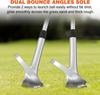 MAZEL Men's Right-Handed Wedge Golf Club (Silver, Loft: 56)