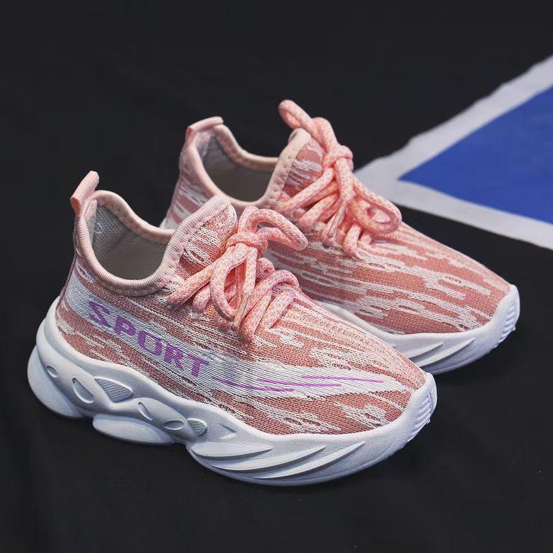 

Новые весенние детские легкие кроссовки от Classmate для мальчиков и девочек, нескользящие, с мягкой подошвой, дышащие, повседневные спортивные туфли 28 [Inner length 18.3cm]