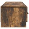 TV Cabinet Smoked Oak 147 x 34.5 x 27 cm Engineered Wood