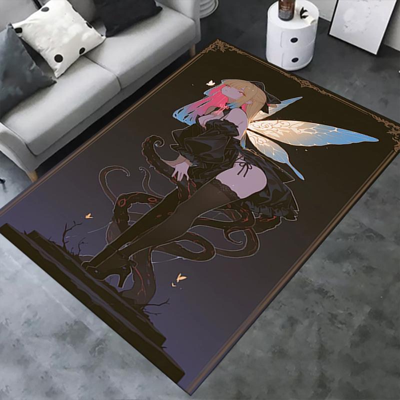 1pc Fairy,Anime,Serpent Office Carpet Soft Polyester Entrance Carpet Washable Non slip Machine Washa