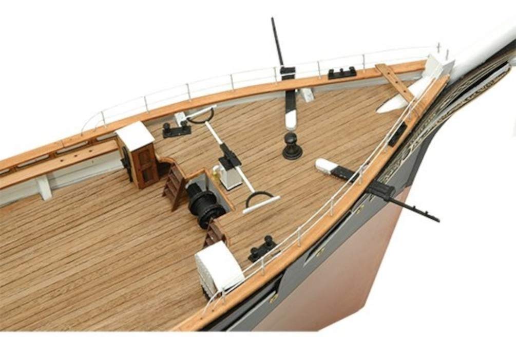 Woody Joe Sailing Ship Model Cutty Sark Wooden Model with Sail 1/80