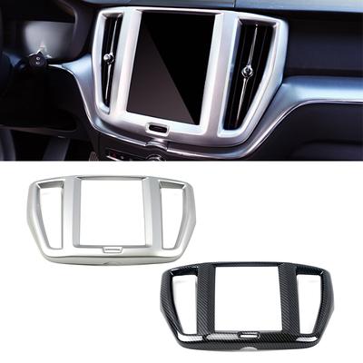 For Volvo XC60 2018-2024 Interior Center Console Navigation GPS Navigator Frame Trim ABS Decoration Interior Moulding Sticker