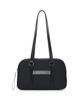 Nick&Nicole Crystal Nylon Mini Boston Bag_Black
