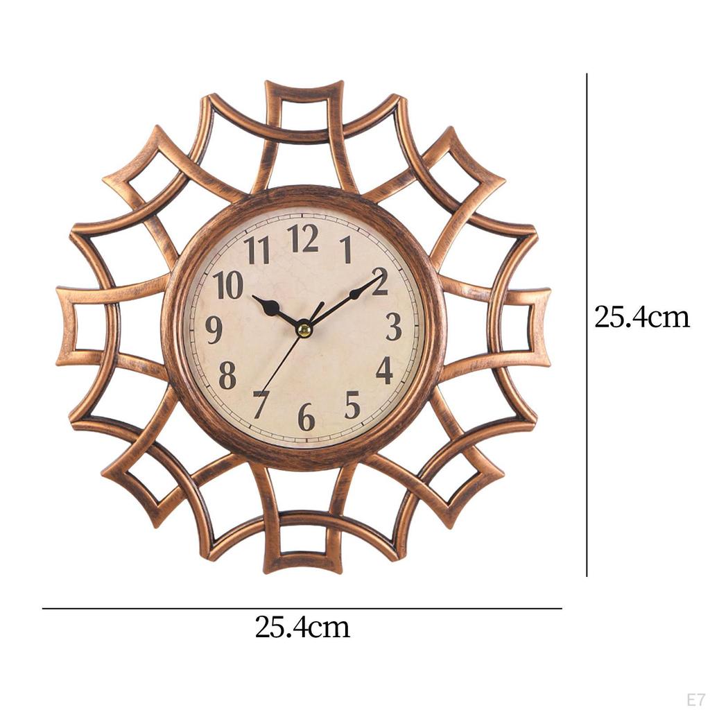 10-Zoll-Wanduhr im Retro-Stil für Wohnzimmer- und Küchen-Dekoration