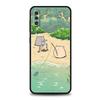 Cat Fishing Phone Case For Samsung A56 A36 A26 A54 A52 A24 A14 A50 A72 A70 A40 A20E A06 A12 A22 A34 A42 A32 A04s A16 5G Cover