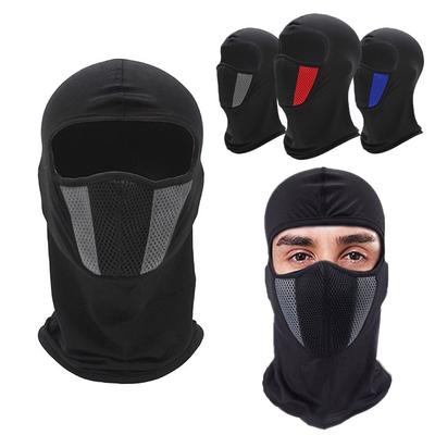 Elastic Full Face Neck Mask Wind-proof Breathable Trekking Riding Ski Hat Cycling Bandana Black Headgear Winter Accessories