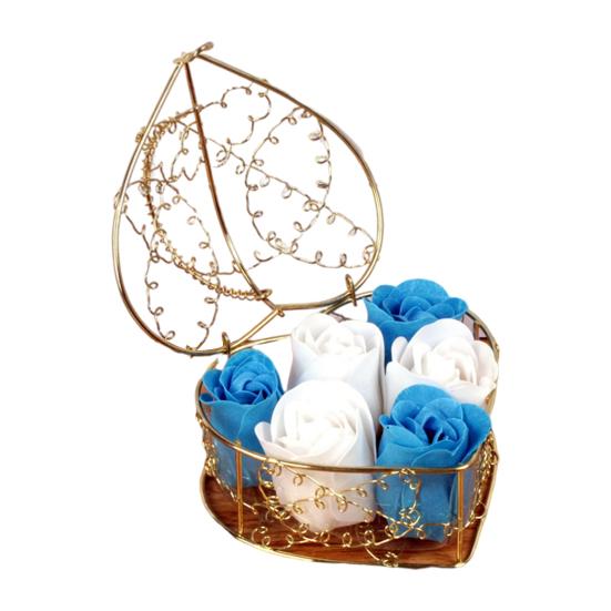 1 Set Practical Artificial Flower Vibrant Color Excellent Simulation Soap Rose Decor Wedding Party Prop
