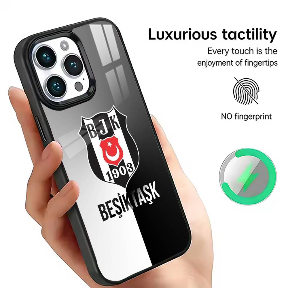 

B-Besiktas B-BJK Logo Phone Case For iPhone17,16,15,14,13,12,11 Plus,Pro Magnetic with Magsafe Wireless Charging iPhone12
