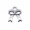 Pendants Bow With Crown Charms For Princess Themed Jewelry Making Alloy