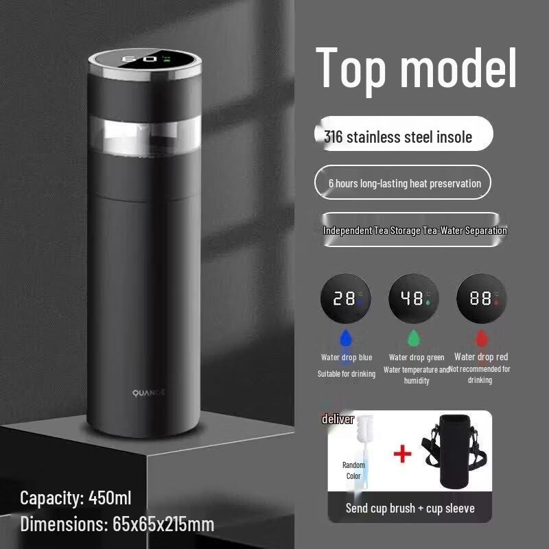 Smart Tea Infuser Thermos Bottle