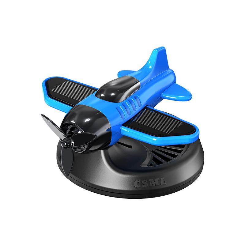 Luxury Solar-Powered Rotating Airplane Car Perfume & Aromatherapy Centerpiece
