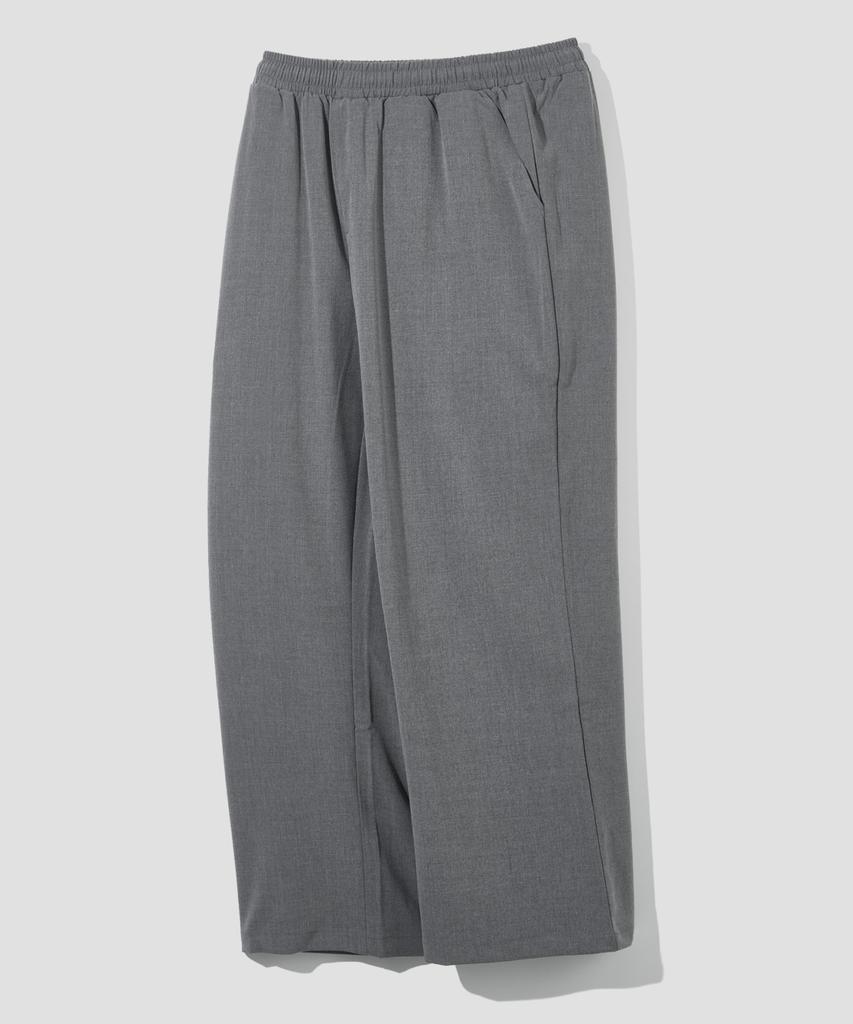 AGOD Wide Banding Slacks [Gray]