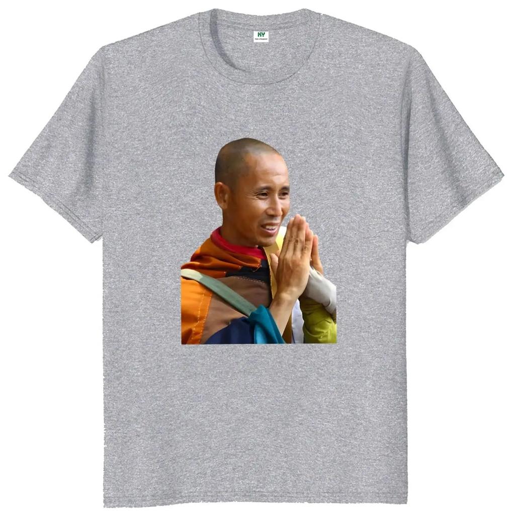 Thich Minh Tue T Shirt Vietnam Culture Buddha Fans Gift Short Sleeve Cotton Casual Soft Unisex Tshirt EU Size