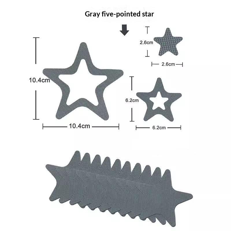 Star Pattern Non Slip Bathtub Stickers Waterproof Self Adhesive Removable Decals for Bathroom Shower Toilet Anti Fall
