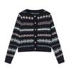 Xiangying Women's Fair Isle Knit Sweater